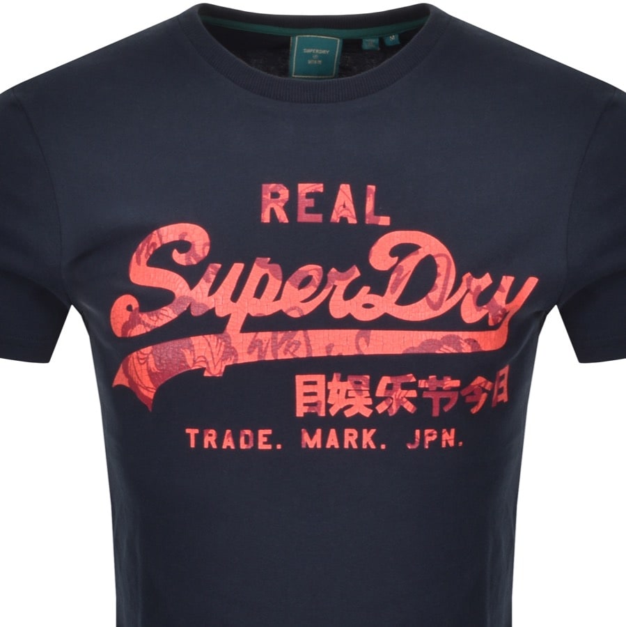 Alternative Image for ProductSuperdry Vintage Logo T Shirt Navy2